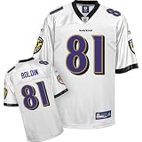 Reebok Baltimore Ravens Anquan Boldin Replica White Jersey XX Large