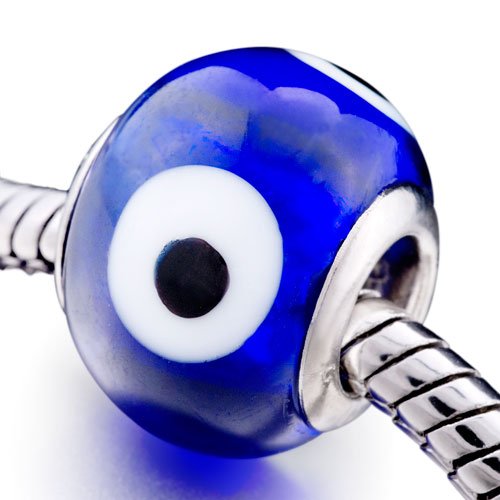 Mother's Day Jewelry Evil Eye Blue Murano Glass Bead Pandora Chamilia Biagi Beads Charms Compatible