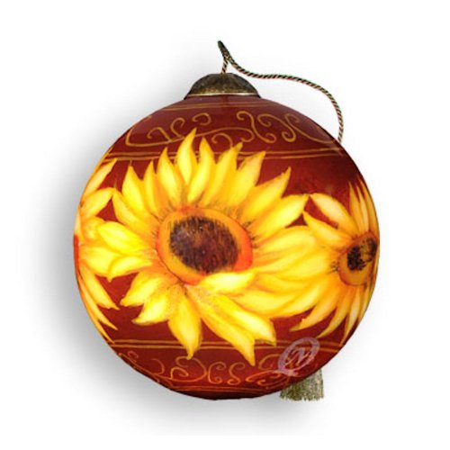 Sunflower Christmas Tree Ornaments