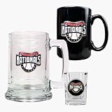 Washington Nationals 15 oz. Tankard, 15 oz. Ceramic Mug and 2 oz. Shot Glass Set