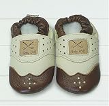 Brown/Tan Golf Infant Slip On Shoe