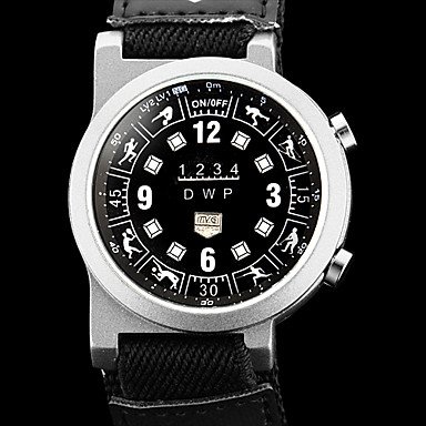 digital watch with velcro band