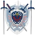 Trademark Legend Of Zelda Mini Sword Set with Shield