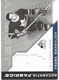 Frank Mahovlich 2007-08 SP Game Used Authentic Fabrics Jersey Card #AFFM Toronto Maple Leafs