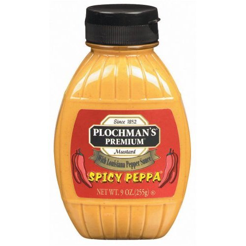 Plochman's Squeeze Barrel Mustard Spicy Peppa with Tabasco Brand Pepper Sauce - 9 oz