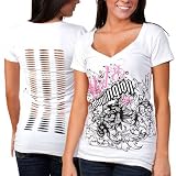 Hart and Huntington Lust Juniors T-Shirt - White