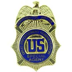DEA Special Agent Badge Pin 1"