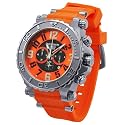 Insignum Herren-Armbanduhr Actus stahl orange IP212321