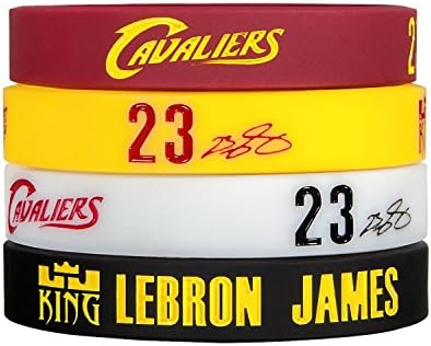 Silicone Wristband Bracelet NBA --LeBron James ---Basketball Star Bracelet (LeBron James)