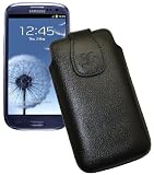 Produkt-Bild: Suncase Ledertasche f&uuml;r Samsung Galaxy S3 vollnarbiges-schwarz