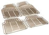 Rubber Queen 70509 4 Piece Vinyl Floor Mats - Smoke
