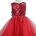 Pettigirl Girl's Sequin Bodice Special Occasion Dress Infant Toddler Flower Girl 1-5 Y