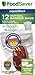 FoodSaver 1-Quart Liquid Block Heat-Seal Bags, 12 Count - FSFSBFLB216-000