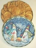 Gourmet Food : Scott's Cakes 1 lb. Snicker Doodle Cookies in a Warm Wishes Tin