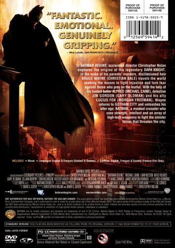 Batman Begins (Full Screen Edition)