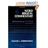 Word Biblical Commentary Vol. 6a, Deuteronomy 1-21:9 (revised & Expanded),  (christensen), 592pp