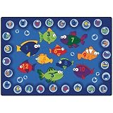 Carpets For Kids Fishing for Literacy Rug