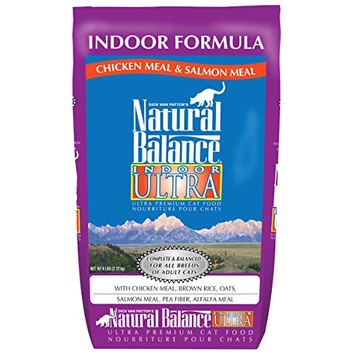 Natural Balance Indoor Ultra Chicken Meal & Salmon Meal Formula Dry Cat Food, 6-Pound