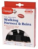 from CLIPPASAFE Clippasafe Walking Harness and Reins (Black) (Model CL120)
