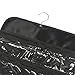 LAGUTE Hanging Cosmetic and Grooming Travel Organizer Bag, Black