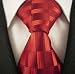 Neckties by Scott Allan, 100% Silk Necktie, Red Geometric Silk Tie