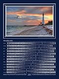 MoonShine Seascape Edition 2012, Moon Calendar with Daily Lunar Phases