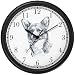 Corgi Pembroke Welsh Dog (MS) Wall Clock by WatchBuddy Timepieces (Slate Blue Frame)