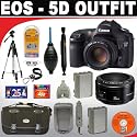 Canon EOS 5D 12.8 MP Digital SLR Camera (Body Only) + Canon EF 50mm f/1.8 II Camera Lens + Deluxe 4GB High Speed Accessory Kit