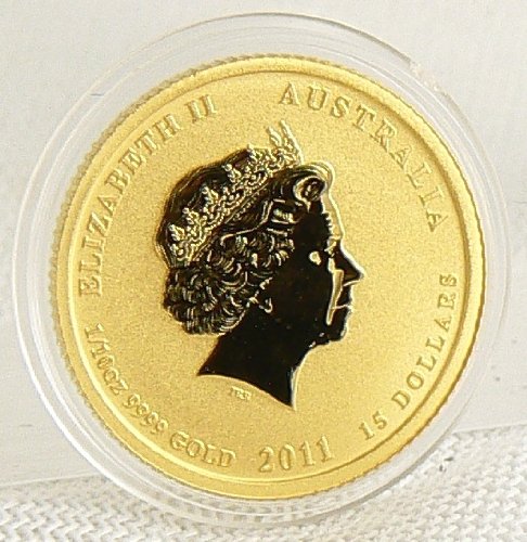 2011 Perth Mint Gold Rabbit 110 OZ Coin Uncirculated