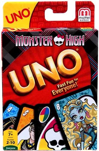 Mattel Monster High UNO Card Game