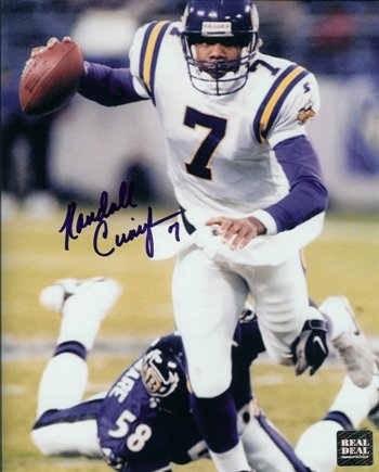 Randall Cunningham Autographed Minnesota Vikings 8x10 Photo