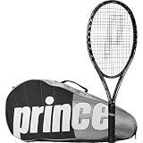 Prince EXO3 Silver Tennis Racquet & 3 Pack Bag Bundle