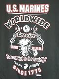 7.62 Design - U.S. Marines Overseas Worldwide T Black T-shirt XXL 2XL Military