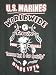 U.S. Marines Overseas Worldwide T Black T-shirt XXL 2XL Military