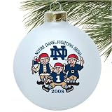Notre Dame Fighting Irish White 2008 Collectors Series Ornament