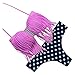 JIANLANPTT Women Sexy Bikini Padded Set Floral Swimwear Tassel Swimsuits SML