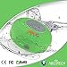 Abco Tech Water Resistant Wireless Bluetooth Shower Speaker with Suction Cup and Hands-Free Speakerphone, Green