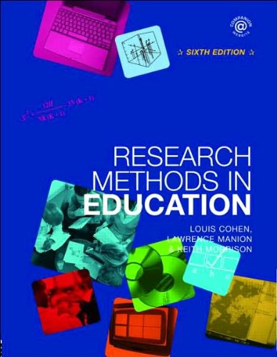 by Keith Morrison,by Lawrence Manion,by Louis Cohen Research Methods in Education(text only)6th (Sixth) edition[Paperback]