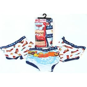 Cars 2 Packs of 3 -1/2 Dozen- Briefs Boys Underwear By Hanes