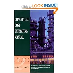 Conceptual Cost Estimating Manual (Estimator's Man-Hour Library)