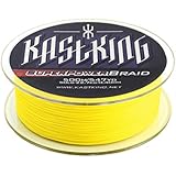 KastKing SuperPower Braid Fishing Line 500M (550 Yards) Advanced Superline Hi-Vis Yellow