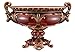 OK Lighting Ruby Decorative Fruit Bowl, 10.0