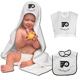 NHL McArthur Philadelphia Flyers Hooded Bath Towel & Bib Set