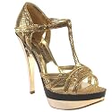 Womens High Heel Mirror Platform Party Sandals