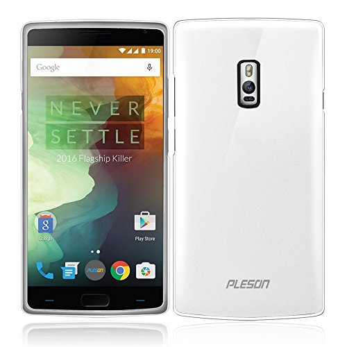 OnePlus 2 Case, PLESONÂ® OnePlus Two TPU Case[Drop Protection], Soft Touch, Slim Fit OnePlus 2 Bumper Case[Frosted Crystal White] Rubber Silicone Gel Transparent Matte Shell Cover Case for OnePlus 2