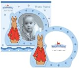 from Great Gizmos Great Gizmos Bunnykins Round Wooden Photo Frame (Small, Blue) (Model B2003554)
