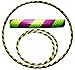 Pro Hula Hoops: Travel Weighted Hula Hoop – Hula Hoops For Exercise, Dance & Fitness! (39′-660g) NO Instructions Needed! (Purple/UV Yellow)