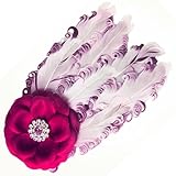 ベビー　キッズ　カチューシャ　ヘアアクセサリー　ヘアバンド　羽　通気性　髪飾り　かわいい　弾性　ピンクとパープル