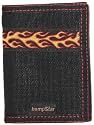 Hempstar Fire Black Men's Vegan Wallet