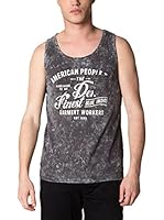 American People Camiseta Tirantes Trevis (Gris Oscuro)